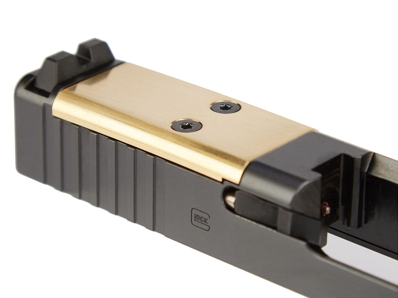 NDZ Glock Gen 4-5 & Crossover MOS Optic Cover Plate, Brass | NDZ