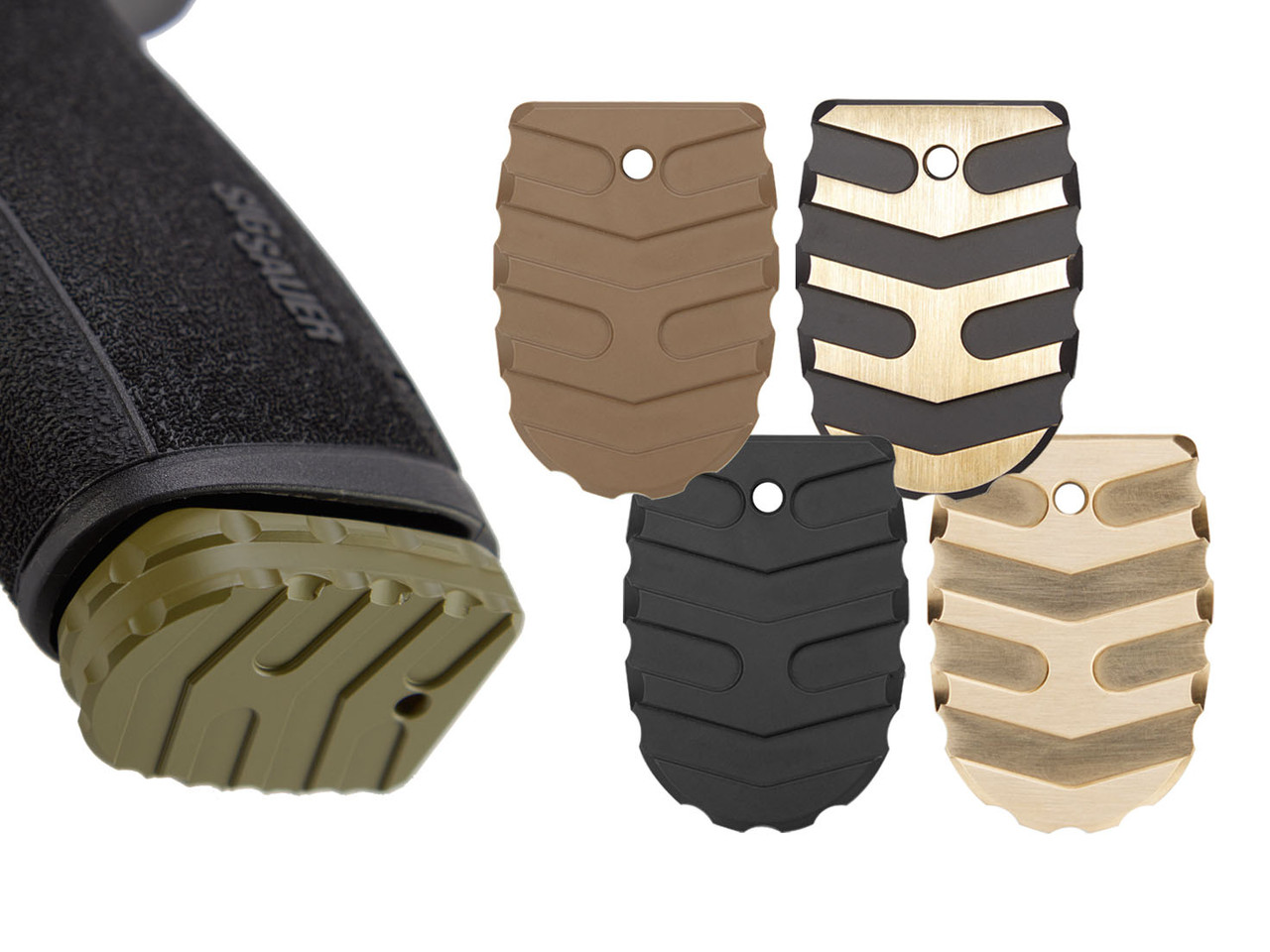 NDZ Sig Sauer P365 X Macro Fuse Extended Brass Magazine Plate