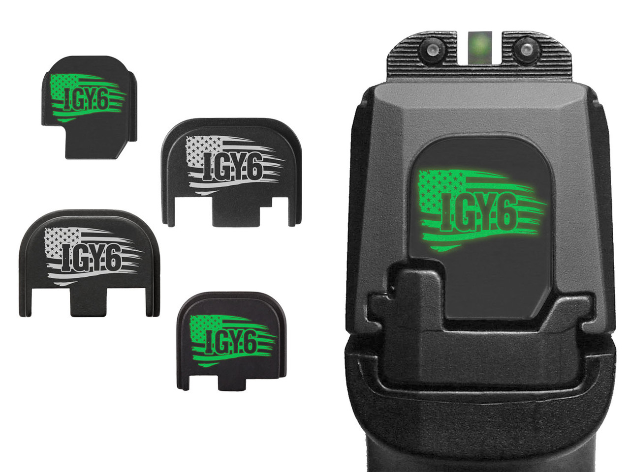 NDZ I Got Your 6 Veterans Day Rear Slide Cover Plates | NDZ