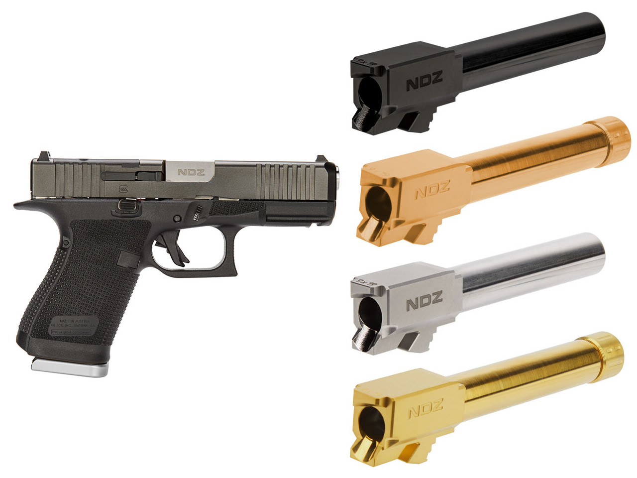 NDZ Glock 19 Gen 6 Barrel | NDZ Performance