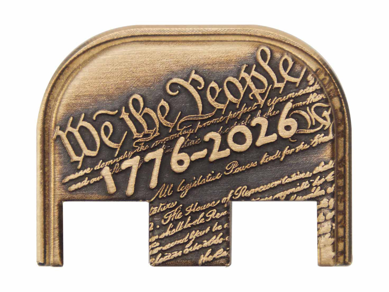 NDZ USA 250th Anniversary Brass Rear Plates | NDZ Performance