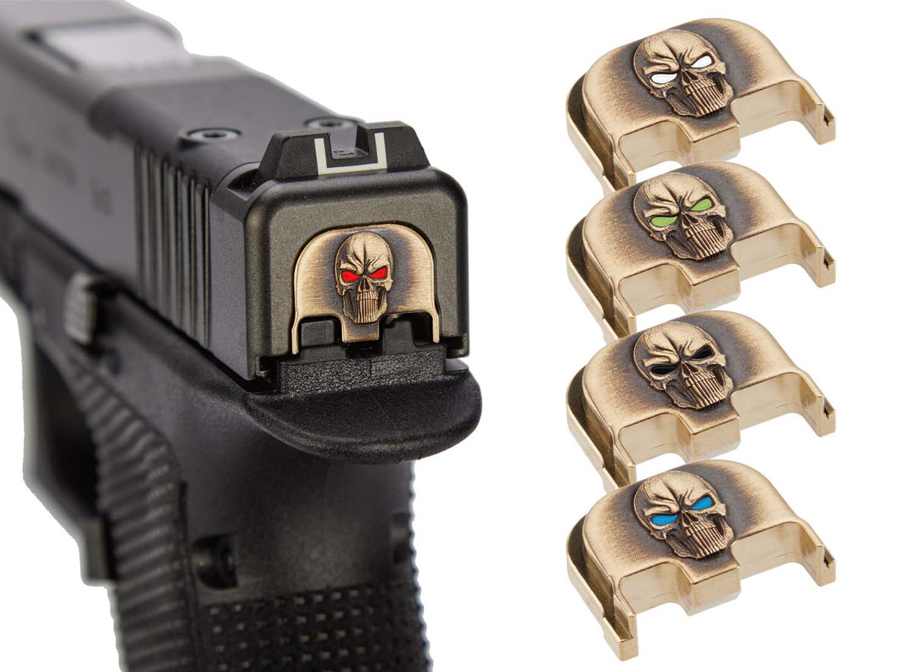 NDZ for Glock Gen 6 & V-Series 3D NDZ Skull Rear Slide Plate