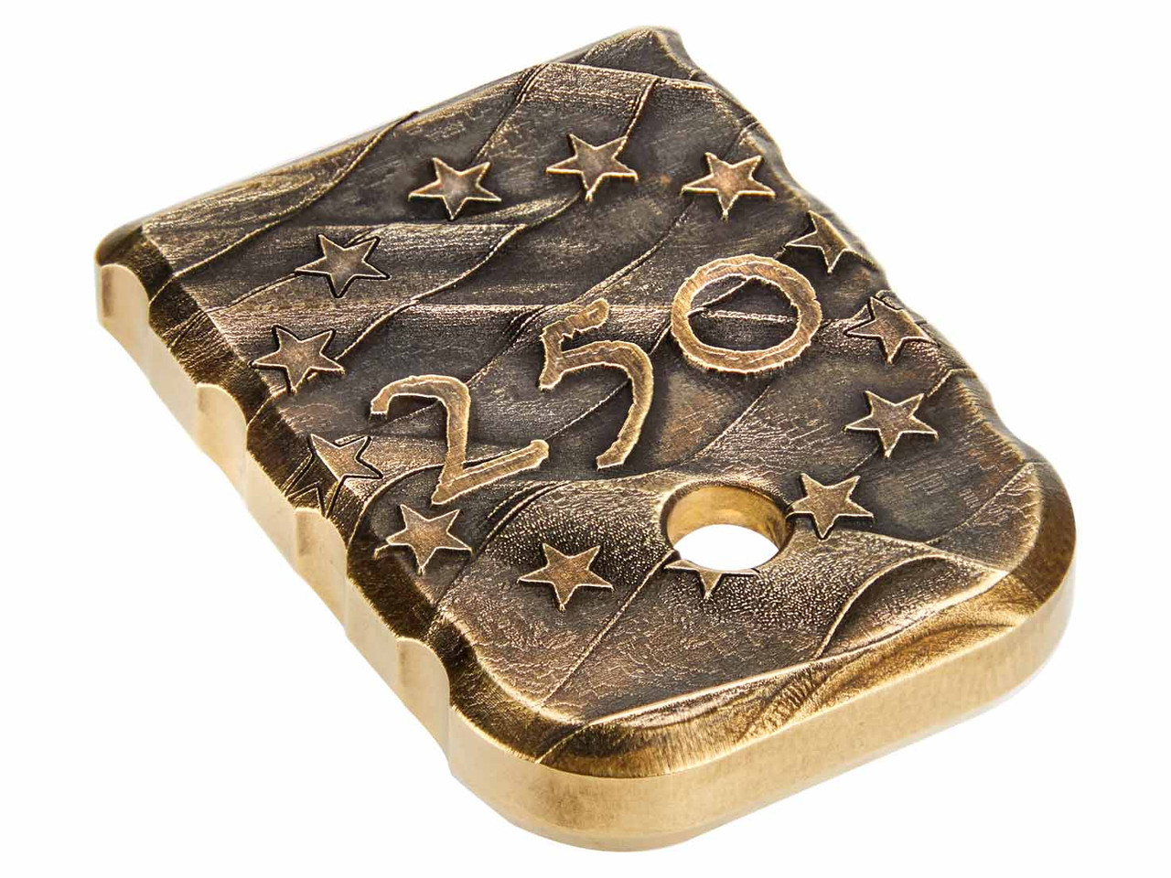 NDZ Glock USA 250th Anniversary Brass Magazine Base Plates | NDZ