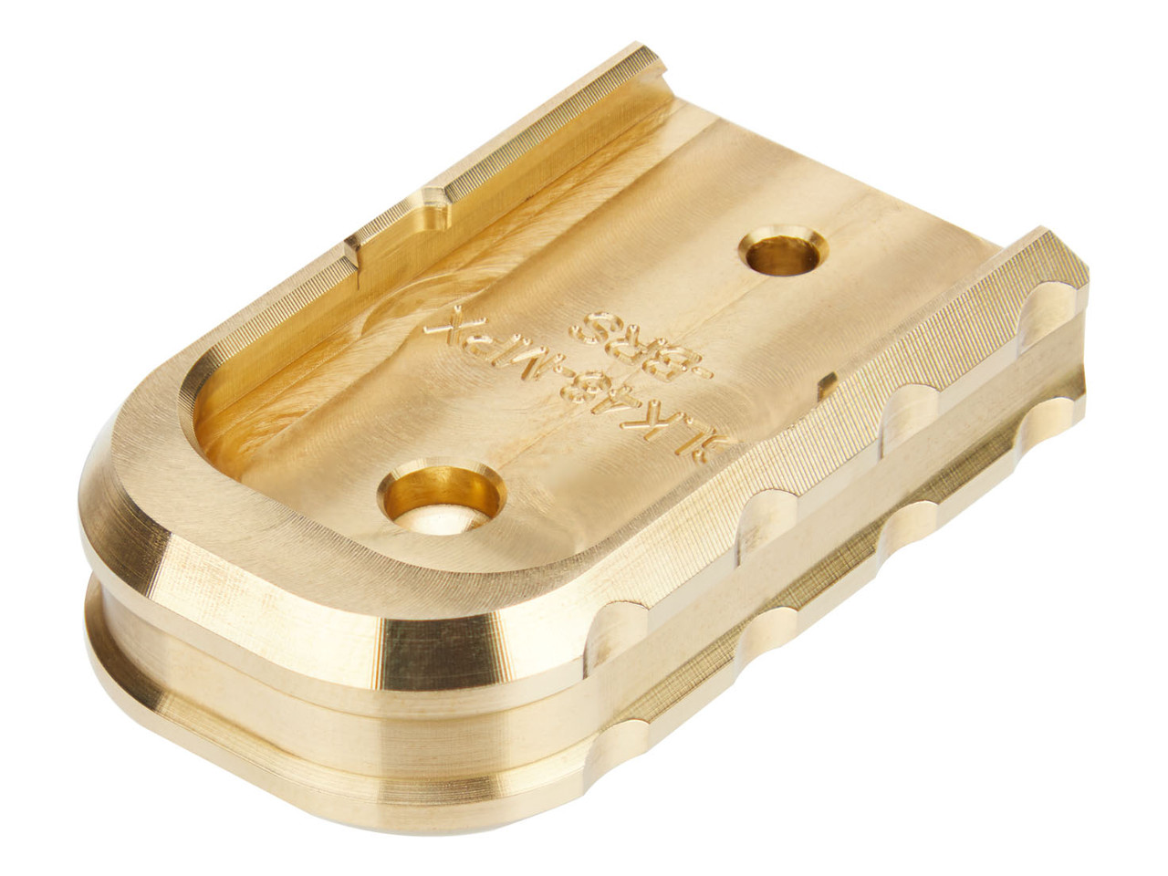 NDZ Glock 43X, 48 Extended Magazine Base Plate, Brass | NDZ
