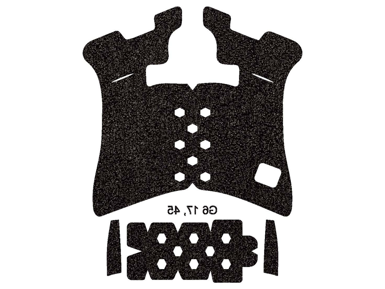 NDZ Pro Decal Grip for Glock 17, 45 Gen 6 - Granulate | NDZ