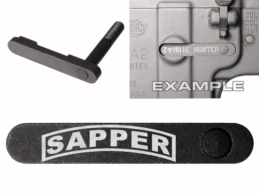 NDZ AR-15 SW 15-22 Black Magazine Catch 067 Banner Sapper Mil