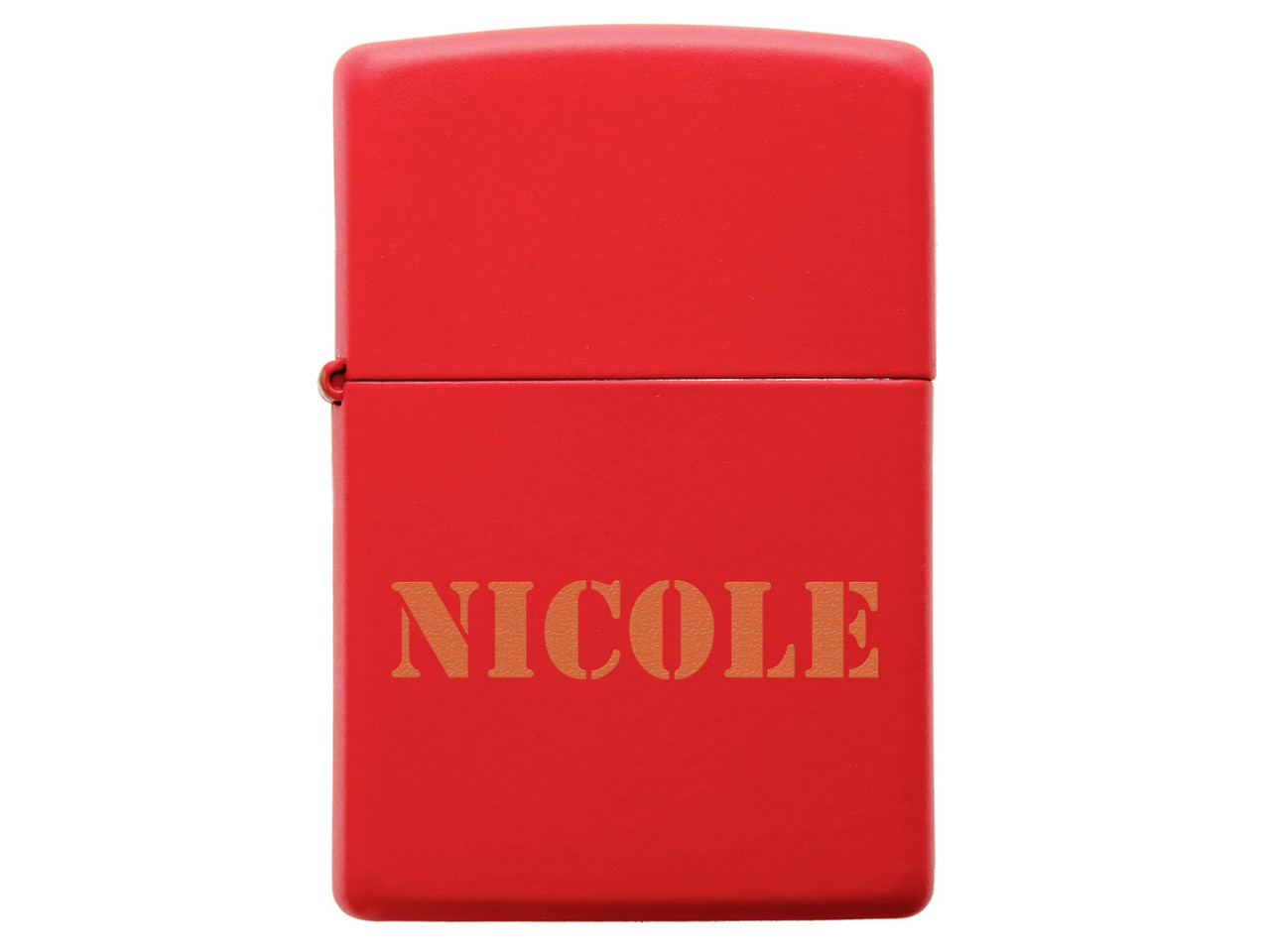 Zippo Matte Red Windproof Lighter | NDZ Performance