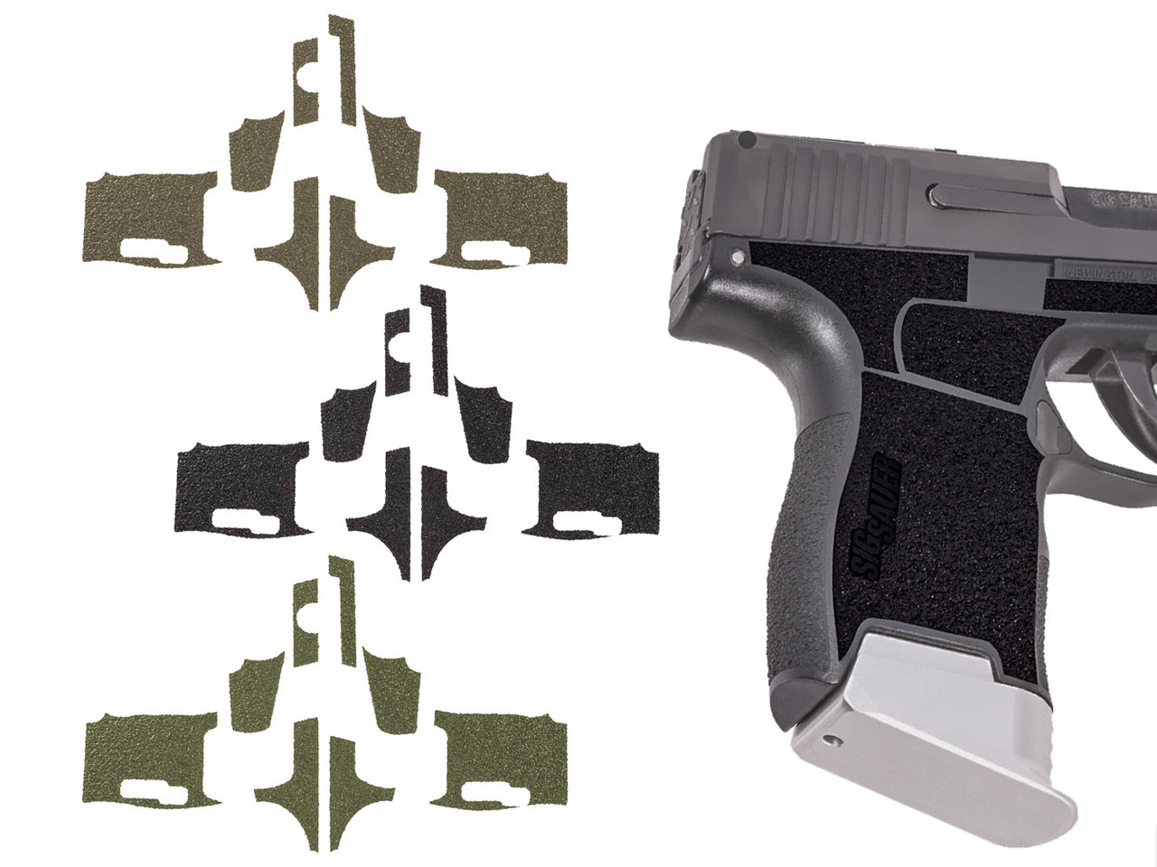 NDZ Sig Sauer P365 Granulate Textured Pistol Grip | NDZ Performance