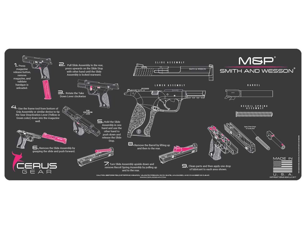 Tapis De Nettoyage Smith & Wesson M&P - Neuf