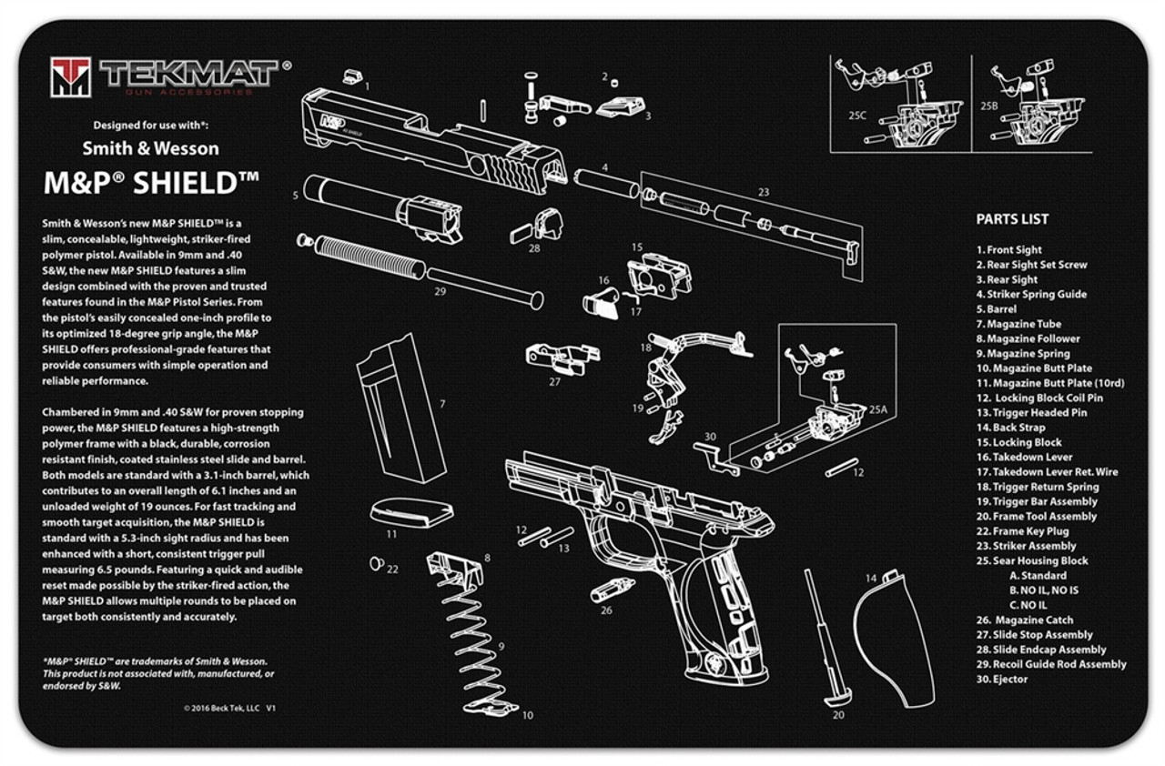 Heckler & Koch HK USP Gun Cleaning Mat