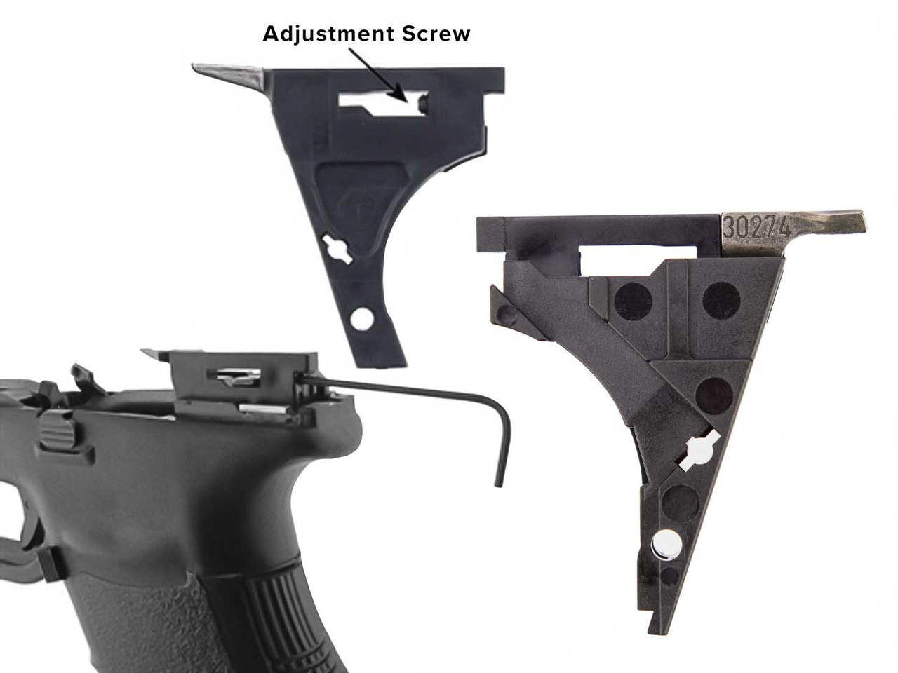 NDZ Adjustable Trigger Control Housing with ejector for Glock GEN