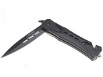 Tac Force Folding Spear Point Pocket Knife - Seat belt Cutter And Glass Breaker TF-719BK 3.5" Blade