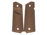 Magpul 1911 Pistol Grip Panel in Burnt Bronze Cerakote with Diamond Cross-Section - Complete Kit