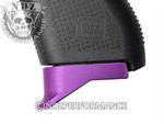 NDZ Purple Magazine Plate Finger Extension for Glock 42 (*LZ)