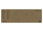 Cerus Gear Gun Mat for Springfield M1A Magnun Schematic Promat Coyote Brown