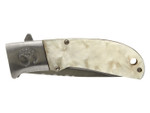 Elk Ridge White Pearl Spring Assisted Folding Pocket Knife ER-A168WP