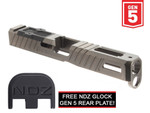 Zev Z17 OMEN Slide for Glock GEN 5 17 with RMR Cover Plate Gray