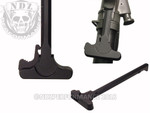 AR-15 NDZ Custom Engraved AR-15 Black Charging Handle with Latch