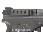 Techna Clip for S&W M&P Shield Concealed Carry - On the Gun Side View