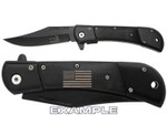 Elkridge 3.75" Black Spring Assisted Folding Pocket Knife ER-A009BK (*LZ)