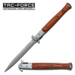 TAC-FORCE TF-540RD Milano Knife Wood