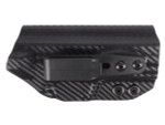 Concealment Express Smith & Wesson Shield 9EZ 9mm IWB Tuckable Ambidextrous Kydex Holster Carbon Fiber - Left Side View