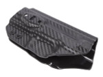 Concealment Express Smith & Wesson Shield 9EZ 9mm IWB Tuckable Ambidextrous Kydex Holster Carbon Fiber - Angled View