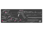 Cerus Gear Gun Mat for AK-47 Instructional Promat Grey Pink