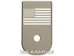 NDZ Cerakote FDE Magazine Plate for Glock 43