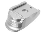 NDZ Heckler & Koch HK Magazine Plate Finger Extension for P30SK, VP9SK, 9MM Silver - Angled View
