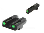 TruGlo Green Rear Sight Sight Set for Glock 42 43