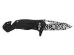 TAC-FORCE 6.5" Spring Assisted Pocket Knife Black Blade With Skull Pattern (*LZ)