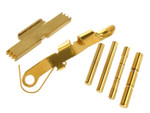 NDZ TiN Coated Gold Kit for Glock GEN 4, ESLL, Pins, Ghost Bullet Slide Release
