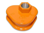 NDZ Orange Rear Adjuster Block 3 Position for Arctic Cat - Right View