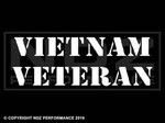 565 - Vietnam Veteran 2 Line Stencil