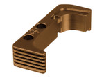 NDZ Plus Magazine Release for Glock GEN 4 10MM .45 Cerakote Burnt Bronze