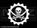 636 - Skull Jolly Roger Gear