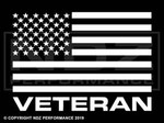 537 - US Flag Veteran Text