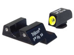 Trijicon Yellow 3 Dot HD Night Sight Set for Glock 42 43 43X 48 GL113 Yellow - Product View