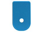 NDZ Blue Magazine Plate for Glock 42 - Bottom View