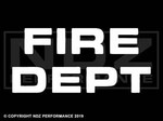 152 - Fire Dept Text