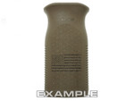 Magpul MVG Moe Vertical Grip - FDE for AR MAG413 - Lasering Example