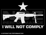 2084 - AR-15, I Will Not Comply with Star