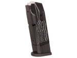 Smith & Wesson OEM 10 Round Magazine for M&P 2.0 Compact 9mm USA Flag Distressed - Angled View
