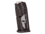Smith & Wesson OEM Magazine for M&P Compact 9mm 10 Round Half Spartan Helmet Molon Labe - Angled View