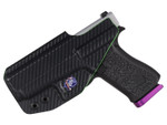 NDZ Performance for Glock 43 43X RH IWB Kydex Holster Tough Clip - Gun in Holster left side view