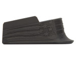 Sig Sauer P365 Magazine Finger Extension Plate Laser Deep Engraved Distressed Flag in Black - Side View