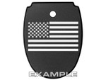 NDZ Performance Magazine Base Plate for Sig P320, P250 - 9MM, .40, & 357 including X-series - Lasered Example