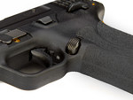 NDZ Extended Magazine Release for Smith & Wesson Shield EZ 9mm, Black Nitride - On the Gun 2