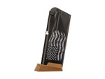 Sig Sauer P365 Magazine 9mm 10 Round Magazine With Finger Extension, Coyote, USA Flag Distressed